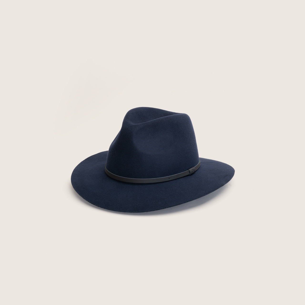 Anderson Navy - Wide Brim Fedora Hat | Will & Bear – Will & Bear USA
