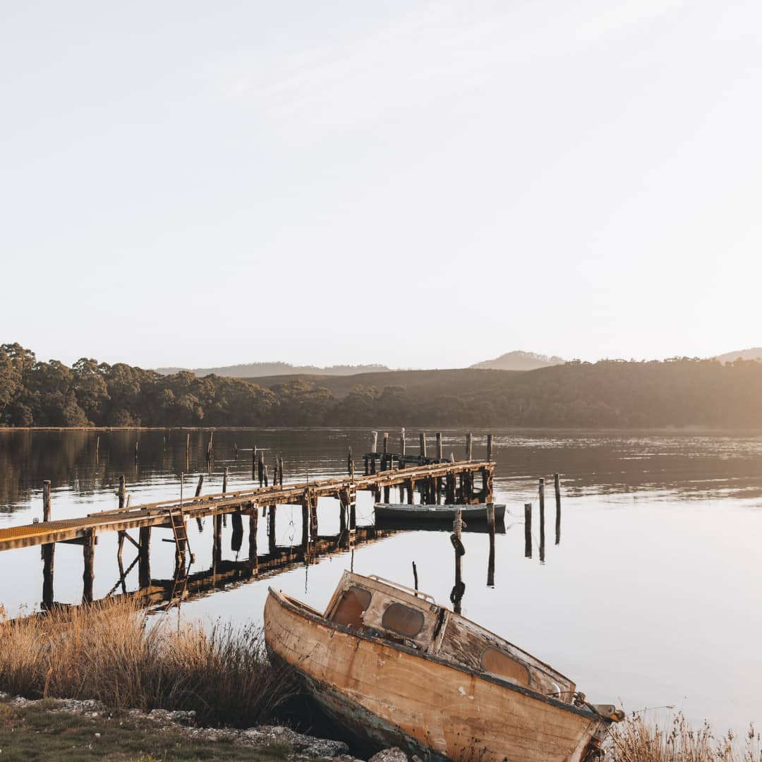 Jetty in Strahan, Tasmania