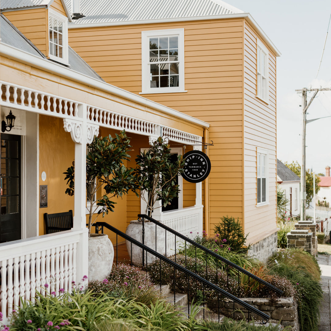 Front of the Ship Inn in Stanley Tasmania