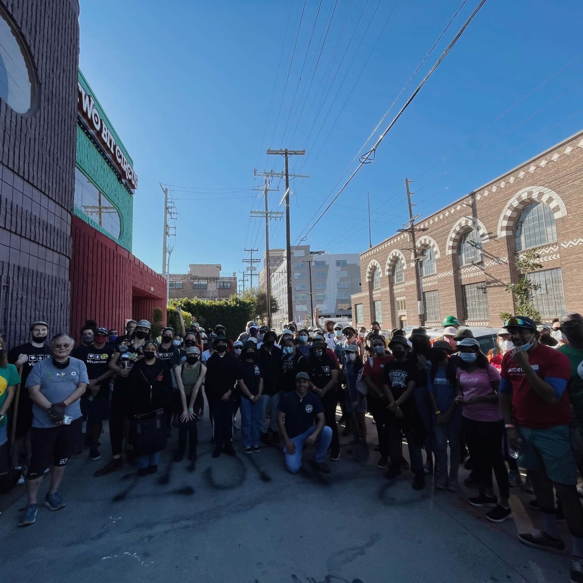 A group photo of the team involved in City Plants LA