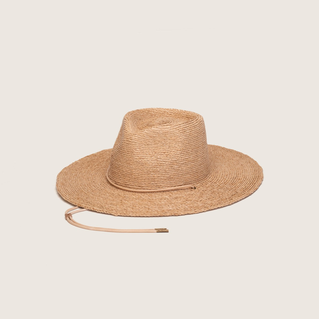 Austin Sand raffia hat front view