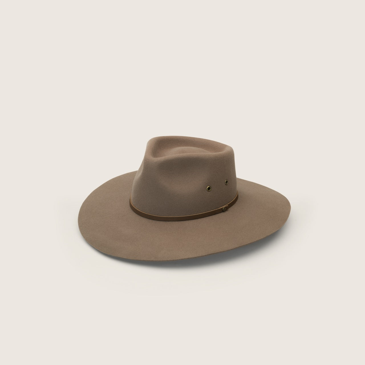 Australian Outback Explorer hat taupe brown front view